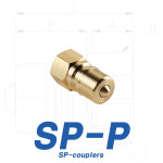 씨디씨 국산 에어카플러 하이카플러 카플링 SP 라인 SP-P 01 Rc1 8 1개