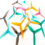 50Pairs 50CW Gemfan 허리케인 51466 MCK V2 RC FPV 프리스타일 5 드론 DIY 부품용 3 블레이드 프로펠러 50CCW