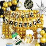 생일 풍선세트 골드벽세트 00258WT