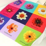 천아트 DTP 컷트지 폴리캔버스 달리아플라워 9종 d3046 8번 FLOWER BLOM 1개