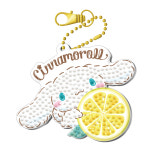 시나모롤 레몬 플러피 보석십자수 키링