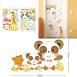 판타스틱 벽 장식 윈도우 스티커 데코 창문 꾸미기 동물탐험대