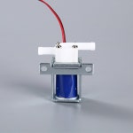 DC 6V 12V 24V 2 위치 양방향 N C 정상 폐쇄 워터 밸브 전기 솔레노이드 유량 제어