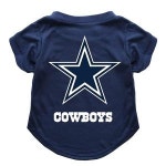 리틀어스 Littlearth 댈러스 카우보이 NFL 애완동물 티셔츠