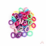 무매듭 컬러 머리끈 50p