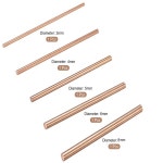 3 4 5 6 8 10 직경 구리 라운드 바 로드 밀링 용접 금속 가공 mm 길이 50-300