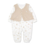 오가닉맘 오가닉맘 프레스트긴소우주복조끼세트 - MIFLQE02