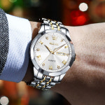 2TYPE 스테인리스 스틸 쿼츠 오토매틱 프리미엄 고급 메탈 남자시계