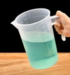 대형 3 5L 뚜껑있는 소분 플라스틱 비이커 계량컵 비커 용기