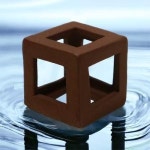 미미네아쿠아 미미네아쿠아 다크브라운 쉬림프 큐브 하우스