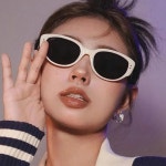 루킹포유 루킹포유 네오레트로 20307 어글리 선글라스 C2 화이트블랙