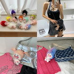 유유존 유유존 헤어컬러키링 무속성 귀여운 별자리 인형 열쇠고리