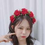 플레인장미 머리띠 셀프웨딩 파티 인생네컷 생일파티 소품 브라이덜샤워