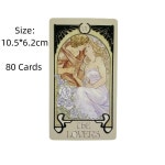 Ethereal Visions Illuminated 타로 카드 80 데크 Oracle English Divination Edition Borad 게임 210477