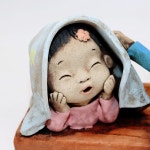 하랑 도자기 인형 토우 이불 속 남매 미니 소품