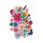 Trademark Fine Art Floral I 캔버스 아트 by Larisa Hernandez