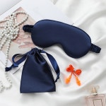 꿀잠 부드러운 수면안대 눈가리개 귀마개 파우치세트