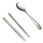 세트상품 올뉴 티타늄 젓가락 숟가락 수저 캠핑 휴대용 등산용