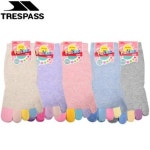 발가락 트레스패스 포인트 숙녀 양말 매니큐 단목 24cm-색상혼합 5켤레