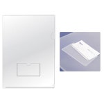 에이치엠 대용량 A4 명함포켓 클리어파일 L홀더 100개