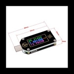 Rd C타입 Pd 트리거 USB 전압계 전류계 전압 양방향 계량기 멀티미터 충전기 배터리 테스터 1 Tc66