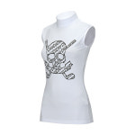 츄쿠츄 메쉬 하프넥 탑 골프 티셔츠 C23M-TS019W