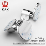 KAK 조정 가능한 도어 스톱 펀치없는 마그네틱 스톱퍼 아연 합금 충돌 방지 홀더 하드웨어