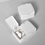 수납함 면봉 화장솜 소품 플라스틱 케이스 사각 A타입
