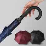 고급 격자 카본 패턴 튼튼한 8k 자동 장우산