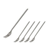 상일 미니 롱포크 심플14cm 1p x 5개 스텐 티포크