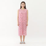 여성 쿨 냉감 민소매 홈웨어 잠옷 원피스 H1905