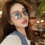 루킹포유 루킹포유 네오레트로 3928 틴트 선글라스 C1 핑크블루