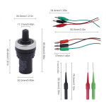 자동차 회로 테스터 센서 신호 저항 시뮬레이터 연료 진단 도구 아날로그 발생기