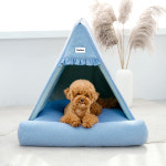 투들리 투들리 파니니 하우스 사계절 소파원단 숨숨집 강아지 강아지집 M 1개