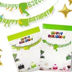 생일 해피버스데이 파티 티라노 쥬라기 공룡 가랜드