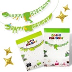 공룡 생일 파티 가랜드