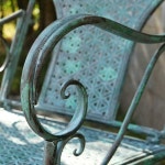 엔틱 흔들의자 빈티지 야외 가구 유럽풍 철제 전원주택 정원 카페 의자 테라스 발코니 라운지