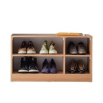 현관 인테리어 미니멀 낮은 2단 벤치 신발장 문갑형 문짝형 디자인