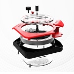 샌딩기 DSPIAE PT-C 일체형 원형 커터 텅스텐 절단 비트 미끄럼 방지 패드 PC 알루미늄 ABS 95 5x95 5x31mm