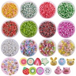 슬라임 슬라이스 과일 클레이 토핑 미니어처 DIY재료 05 수박