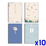 좌철 한문 스프링 노트 x10개 문구류 학교준비물