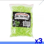 플라스틱 체인줄 8mmx5M 형광 x3개 안전줄 주차금지