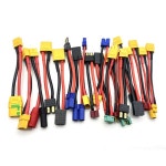 암수 어댑터 충전 커넥터 XT30 EC5 EC3 XT TPX MPX T 플러그 0cm RC Lipo 부품 DIY