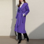 스타일온미 스타일온미 로시드 울100 세일러숄 컬러링 벨트SET 핸드메이드 코트