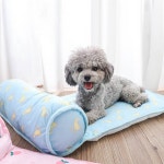 반려동물 침대 강아지 고양이 쿨링 매트 푹신하고 소재 사계절 내내 쾌적한