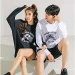 벤디스코리아 더이모션 커플 래쉬가드 상의 하의 세트 남 남성용 M L