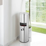 스텐레스 재털이휴지통 대형 몸통투입구 공공장소