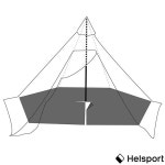 헬스포츠 헬스포츠 헬스포츠 패스빅 6-8 플로어 텐트 그라운드 시트 310-011