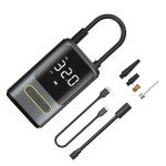 타이어공기주입기전기 펌프 팽창기 다용도 자동차 공기 압축기 USB C 타입 충전식 자전거 바이크 오토바이