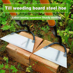 중공 괭이 잡초 갈퀴 노동 절약 토양 풀기 유물 써레 휴대용 강철 농장 도구 정원